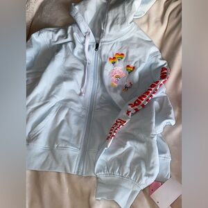 Hello kitty x carebears zip up